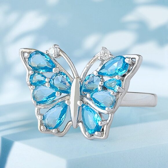 NEW DayDreamer Butterfly Ring Collection - 925 Sterling Silver Ring - Picture 1 of 5